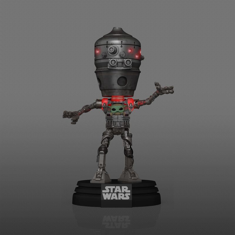Funko Pop Star Wars - IG-12 con Grogu (Luces y Sonido) exclusivo Funko #720
