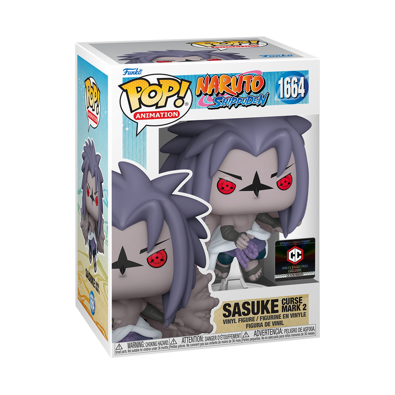 Funko Pop Naruto - Sasuke Marca de Maldicion 2 exclusivo Chalice Collectibles #1664