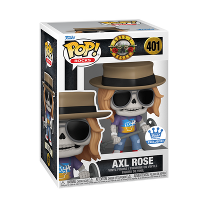 Funko Pop Guns N Roses  - Axl Rose (Skeleton) exclusivo Funko Shop #401 - Pop Hunters