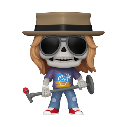 Funko Pop Guns N Roses  - Axl Rose (Skeleton) exclusivo Funko Shop #401 - Pop Hunters