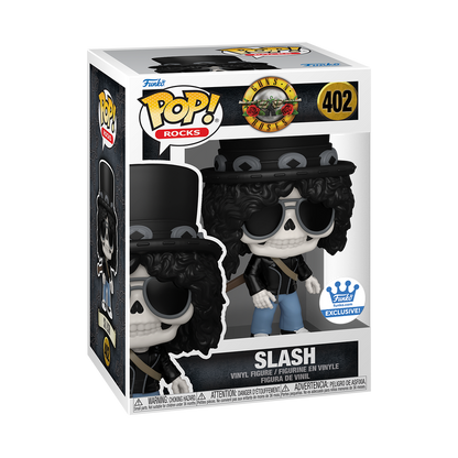 Funko Pop Guns N Roses  - Slash (Skeleton) exclusivo Funko Shop #402 - Pop Hunters