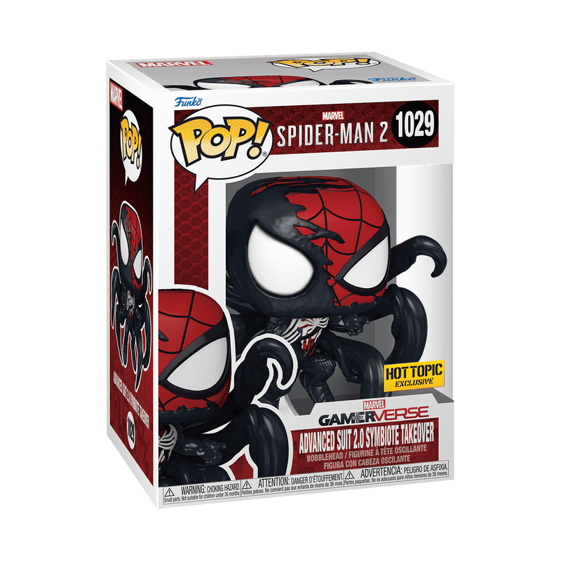 Funko Pop Spiderman 2 - Peter Parker Simbionte #1029