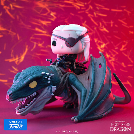 Funko Pop House Of The Dragon - Aemond Targaryen en Vhagar #136