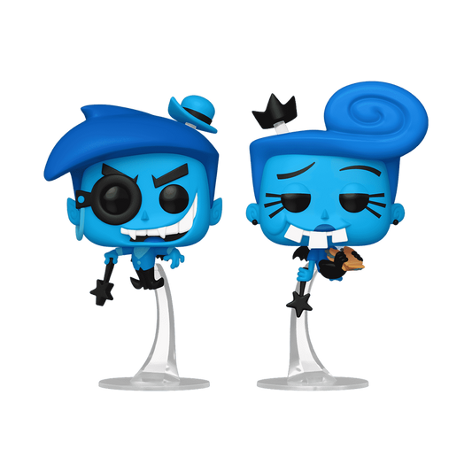 Funko Pop Los Padrinos Magicos - Anti Cosmo & Anti Wanda exclusivo Wonder Con #2-Pack