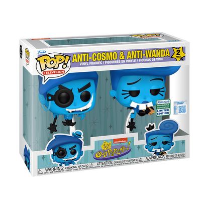 Funko Pop Los Padrinos Magicos - Anti Cosmo & Anti Wanda exclusivo Wonder Con #2-Pack - Pop Hunters