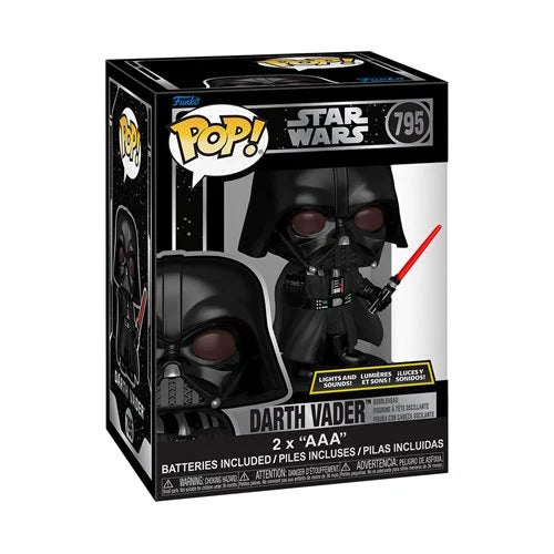 Funko Pop Star Wars - Darth Vader (Luces y Sonido) Premium #795 - Pop Hunters