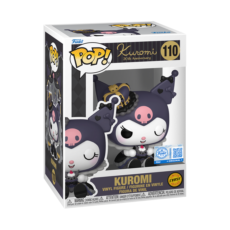 Funko Pop Kuromi 20 Aniversario - Kuromi Royal Outfit (Chase) exclusivo Funko #110