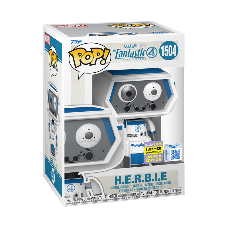 Funko Pop Los 4 Fantasticos - H.E.R.B.I.E. exclusivo SDCC 2025 #1504