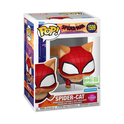 Funko Pop Spiderman Across the Spiderverse - Spider Cat (Flocked) Limitado a 5000pcs #1509