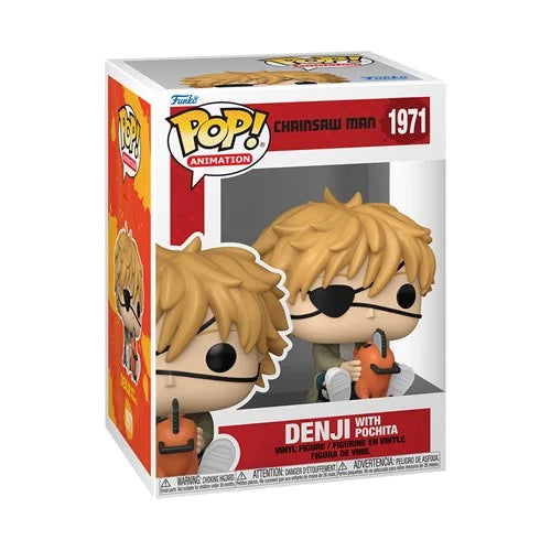 [Pre-venta] Funko Pop Chainsaw Man - Denji con Pochita #1971
