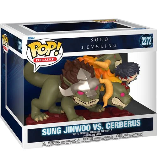 Funko Pop Solo Leveling - Jinwoo Vs. Cerberus Deluxe #2272 - Pop Hunters