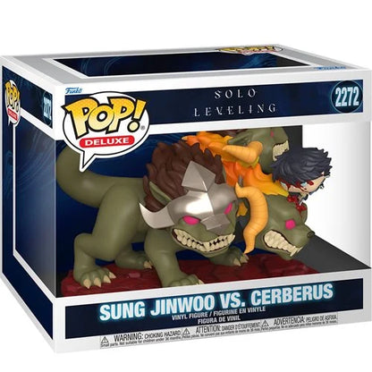 Funko Pop Solo Leveling - Jinwoo Vs. Cerberus Deluxe #2272 - Pop Hunters