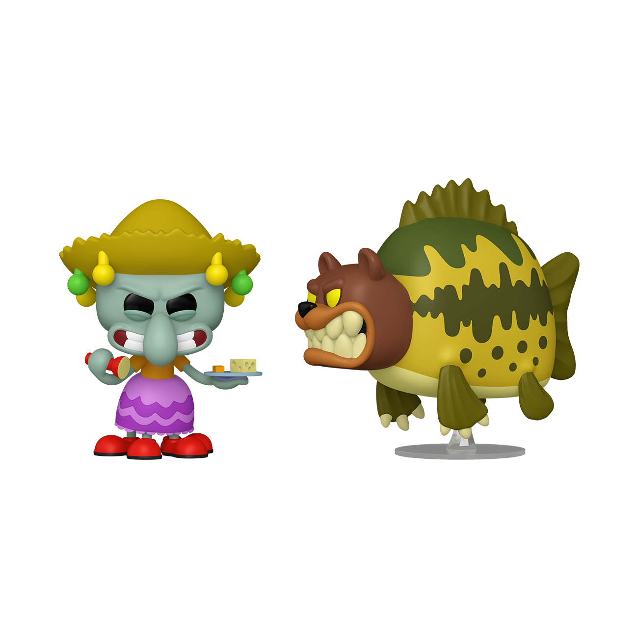 Funko Pop Bob Esponja - Calamardo y el Oso Marino 2 - Pack