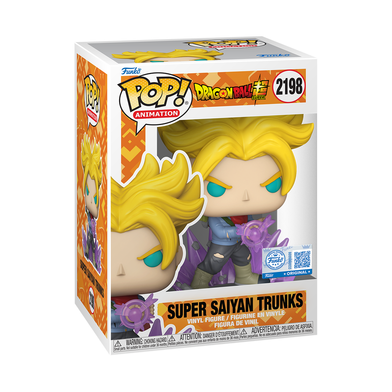 Funko Pop Dragon Ball - Super Saiyan Trunks exclusivo Vrare #2198 - Pop Hunters