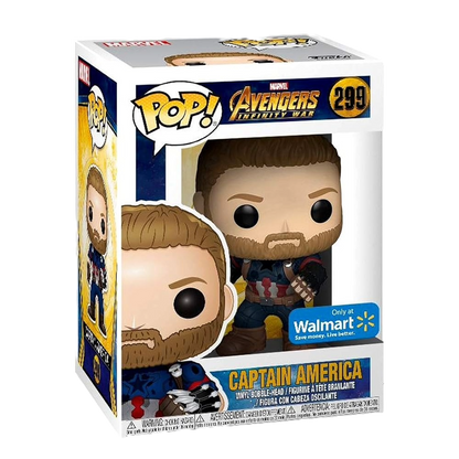 Funko Pop Avengers Infinity War - Capitan America exclusivo Walmart #299