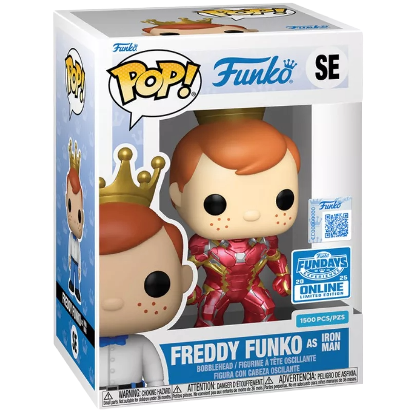 Funko Pop - Freddy Funko as Iron Man Limitado a 1500 pcs #SE