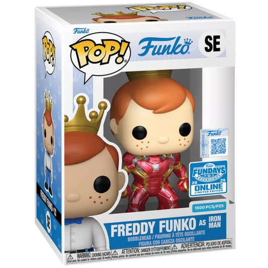 Funko Pop - Freddy Funko as Iron Man Limitado a 1500 pcs #SE