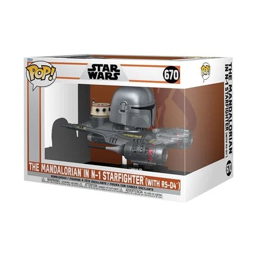 [Pre-venta] Funko Pop Star Wars - Mandaloriano en N1 Starfighter con R5-D4 #670