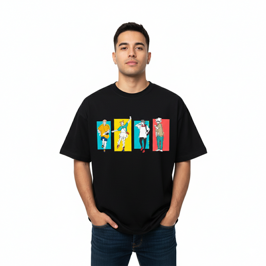 Polo Anime Jujutsu Kaisen Ending Negro