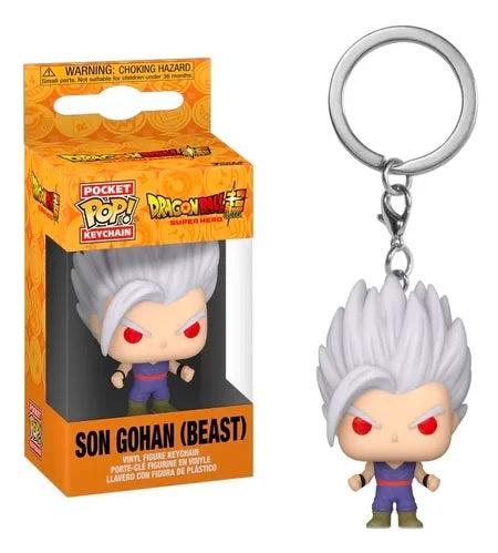 Funko Pop llavero Dragon Ball - Super Hero Son Gohan (Beast)