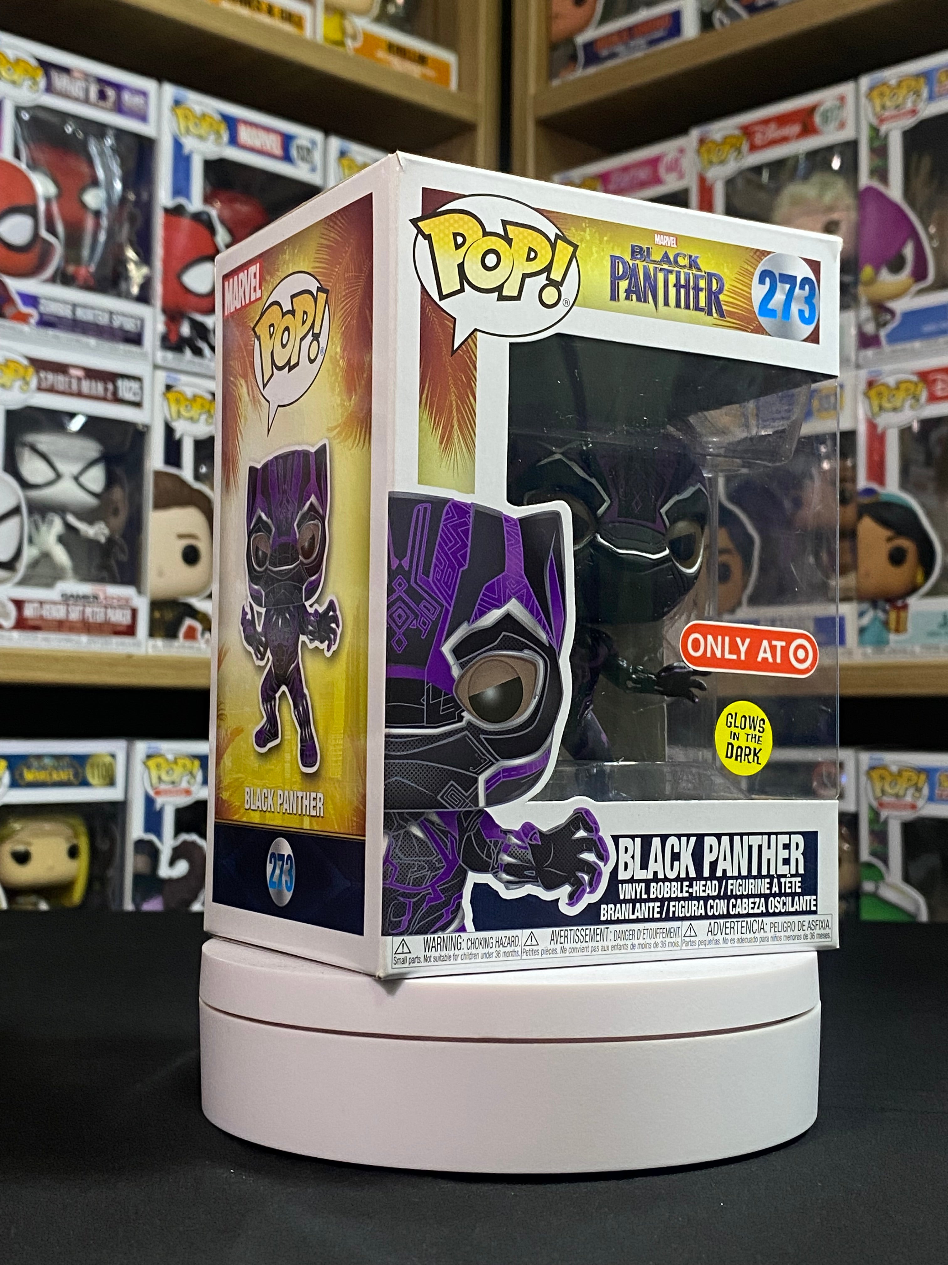 Funko Pop Black Panther - Black Panther (Brilla en la oscuridad) exclusivo Target #273