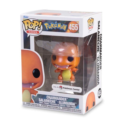 Funko Pop Pokémon - Charmander Pearlescent exclusivo Pokemon Center #455
