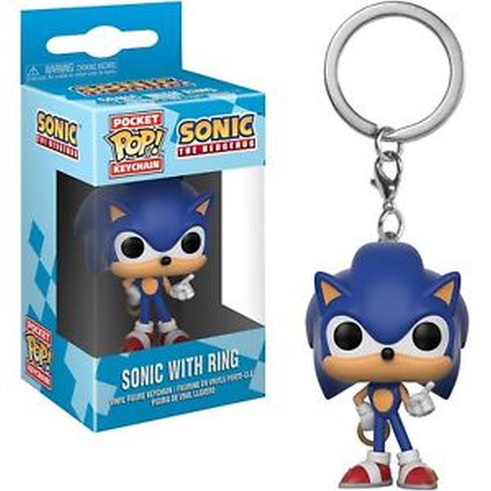Funko Pop llavero Sonic - Sonic con Anillo