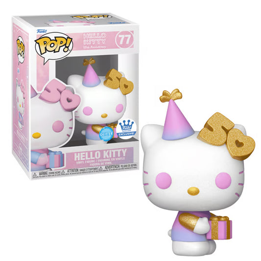 Funko Pop Hello Kitty 50th Anniversary - Hello Kitty Exclusivo Glitter #77
