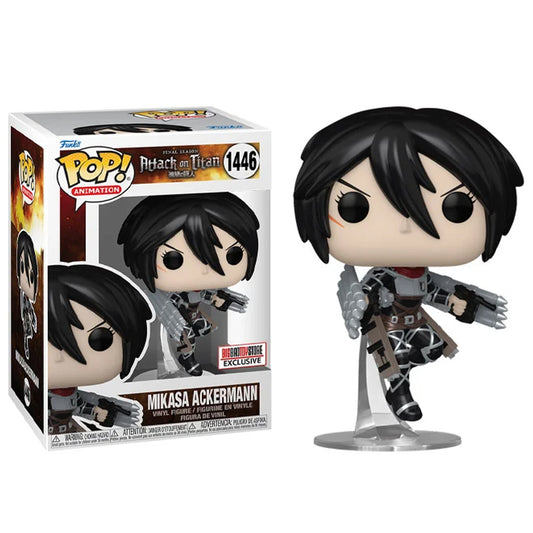Funko Pop Attack On Titan - Mikasa Ackerman (Metalic) exclusivo BBTS #1446
