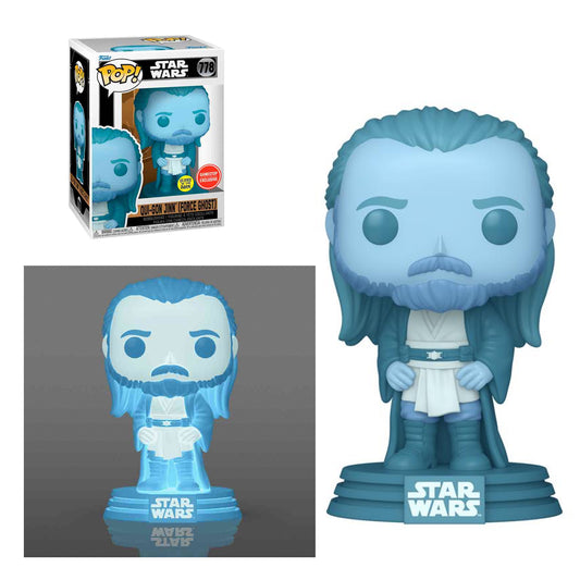 Funko Pop Star Wars - Qui-Gon Jinn (Force Ghost) exclusivo Gamestop #778
