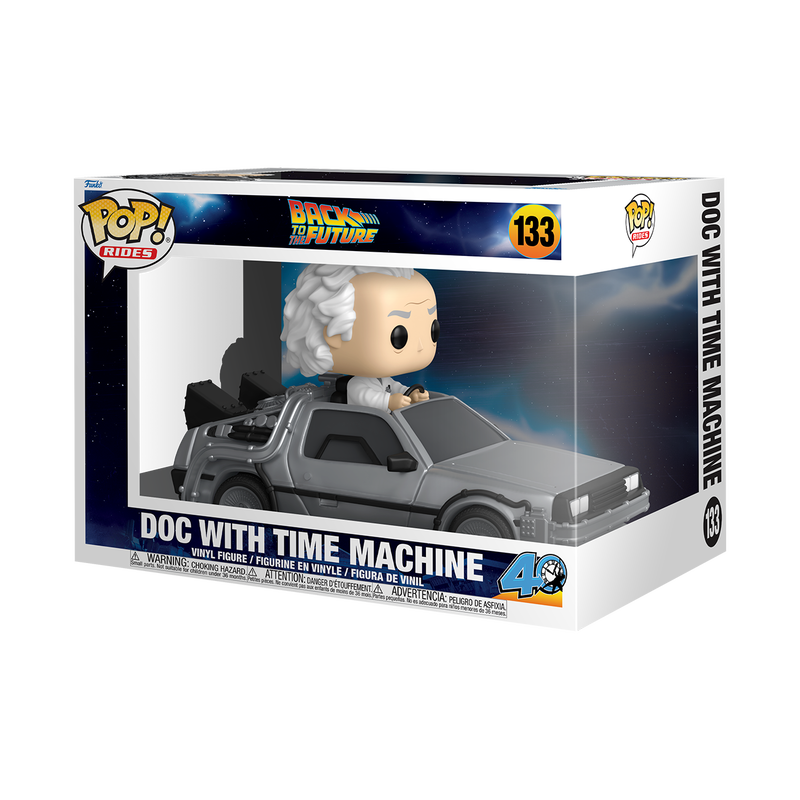 Funko Pop Volver al Futuro - Doc en el Delorean #133