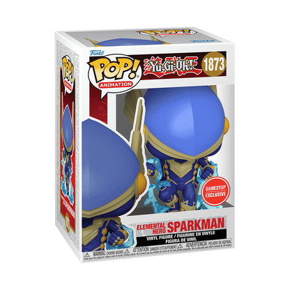 Funko Pop Yugioh - Elemental Hero Sparkman exclusivo Gamestop #1873