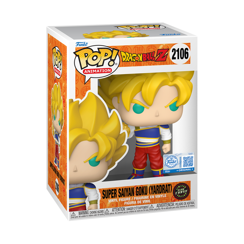 Funko Pop Dragon Ball Z - Super Saiyan Goku Yardrat (Chase) exclusivo Toy Temple #2106