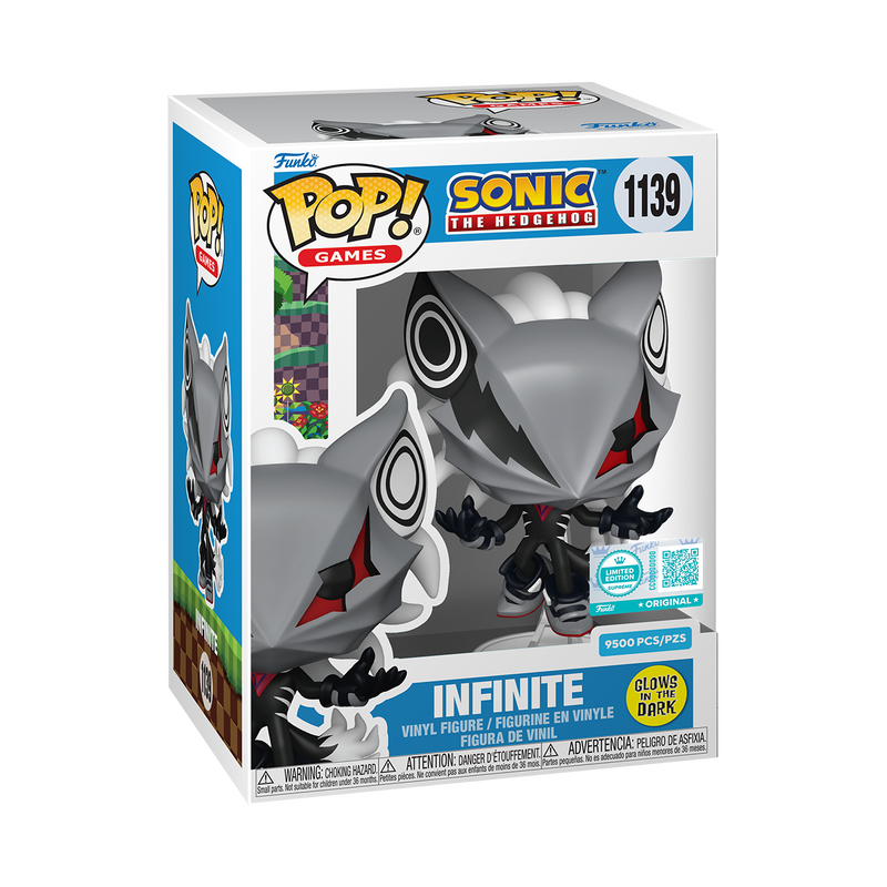 Funko Pop Sonic - Infinite (Brilla en la oscuridad) Limitado a 9500 pcs #1139