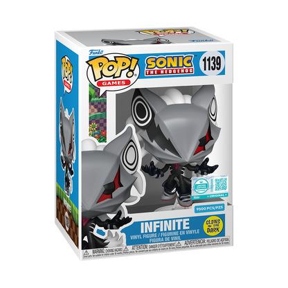 Funko Pop Sonic - Infinite (Brilla en la oscuridad) Limitado a 9500 pcs #1139