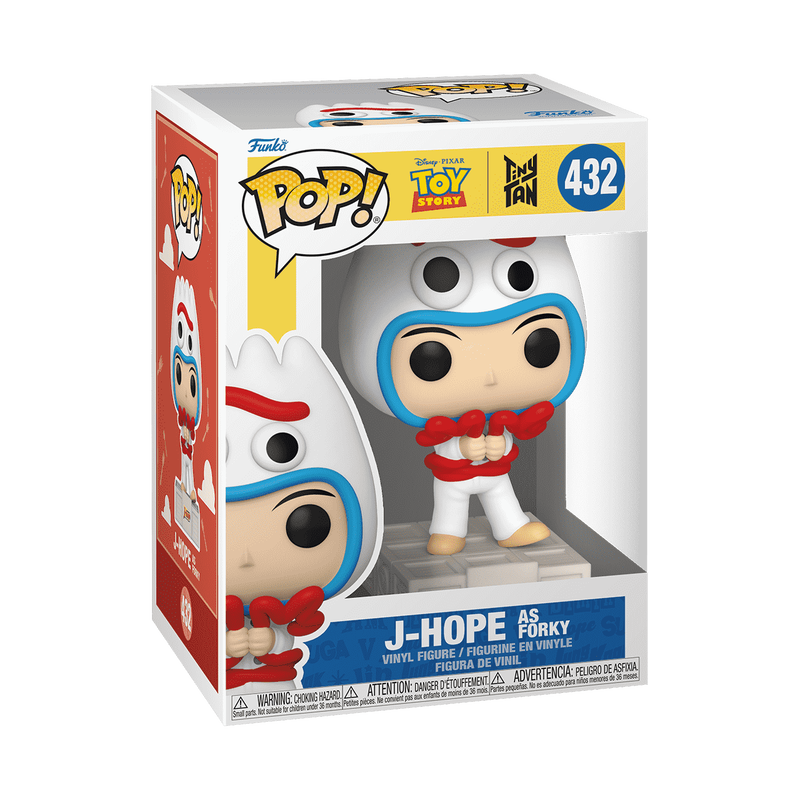 Funko Pop Toy Story x Tini Tan BTS - J-Hope como Forky #432