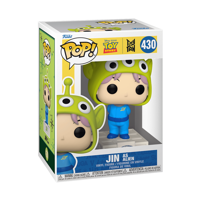 Funko Pop Toy Story x Tini Tan BTS - Jin como Alien #430