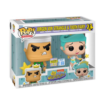Funko Pop Los Padrino Magicos - Jorgen & Hada De Los Dientes 2-Pack exclusivo SDCC 2025