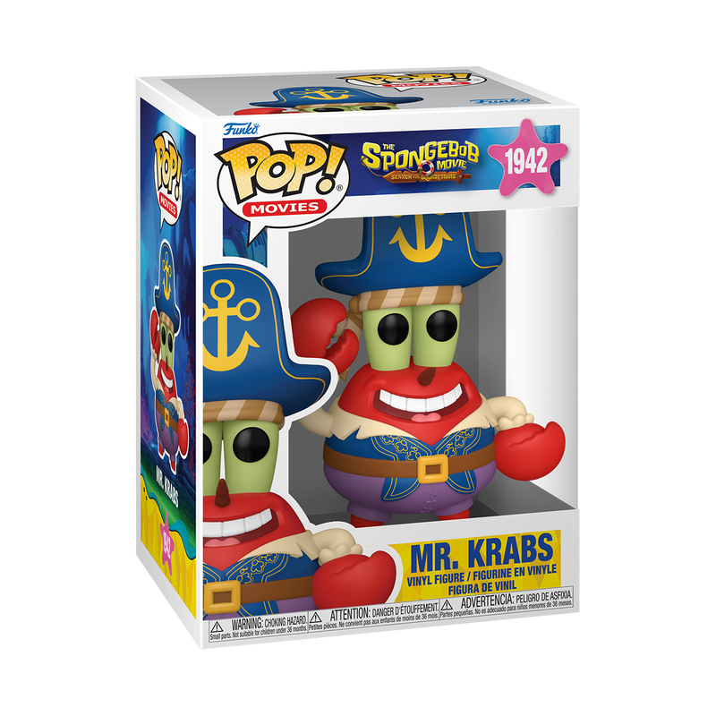 [Pre-venta] Funko Pop Bob Esponja La Pelicula - Don Cangrejo #1942