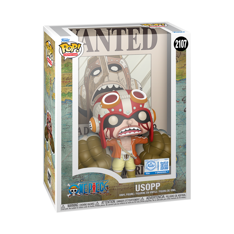 Funko Pop Cover One Piece - Dios Usopp exclusivo Funko #2107