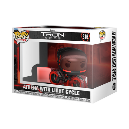 Funko Pop Tron Ares - Athena with Light Cycle #316