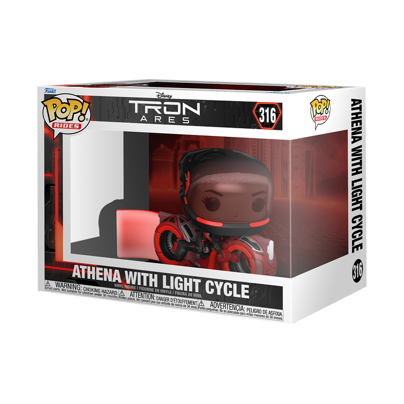 Funko Pop Tron Ares - Athena with Light Cycle #316