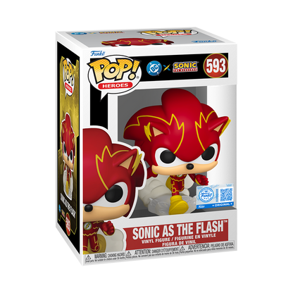 Funko Pop DC x Sonic - Sonic as Flash Specia Edition #593