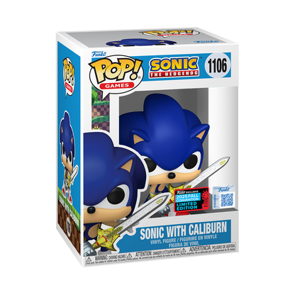 Funko Pop Sonic - Sonic con Caliburn exclusivo NYCC 2025 #1106