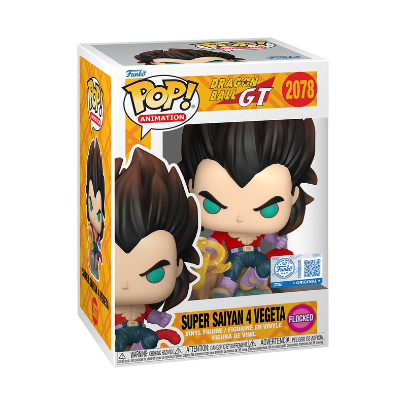 Funko Pop Dragon Ball GT - Super Saiyan 4 Vegeta (Flocked) Specia Edition #2078