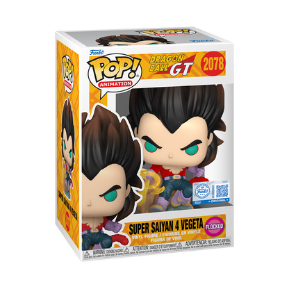 Funko Pop Dragon Ball GT - Super Saiyan 4 Vegeta (Flocked) Specia Edition #2078