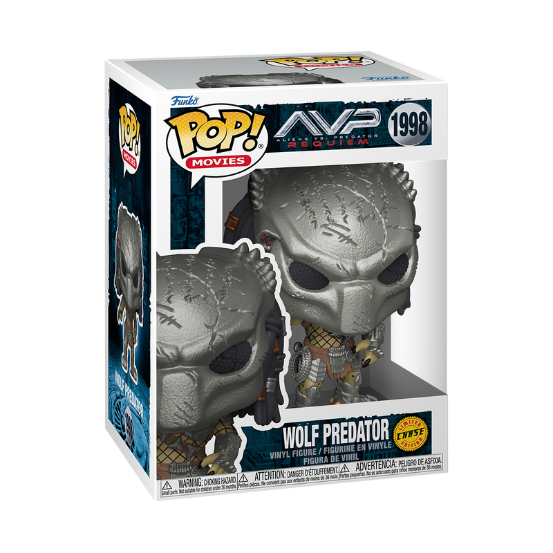 [Pre-venta] Funko Pop Aliens vs. Predator: Requiem - Wolf Predator (Chase) #1998
