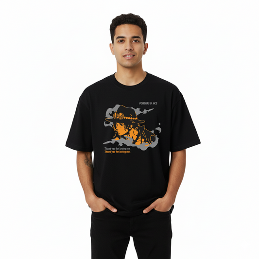 Polo Anime One Piece - Portgas D Ace