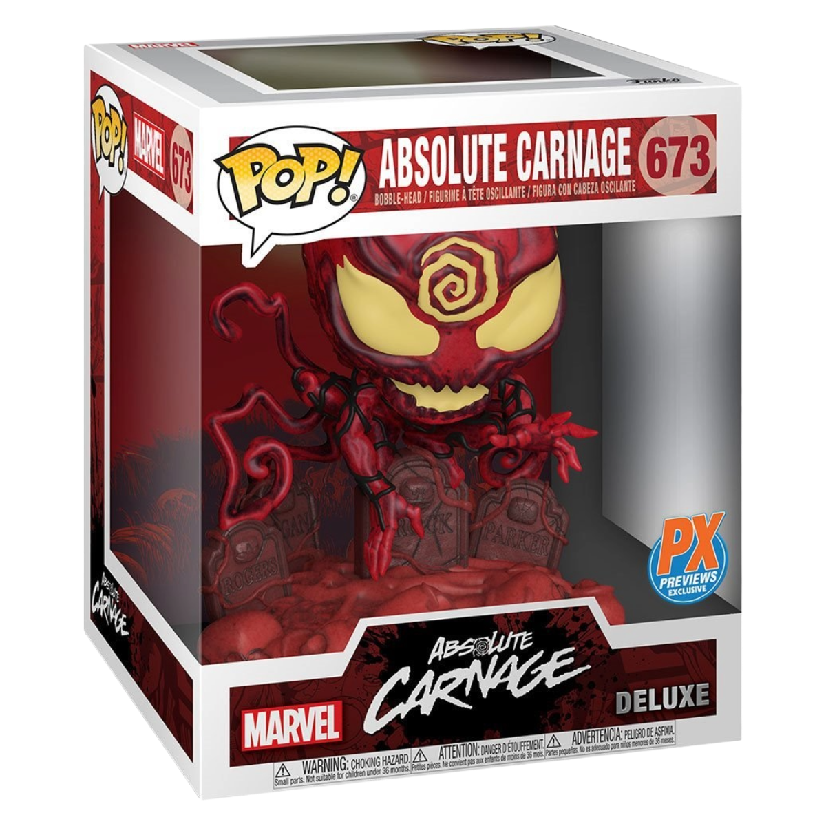 Funko Pop Absolute Carnage - Carnage 6" Pulgadas exclusivo PX #673