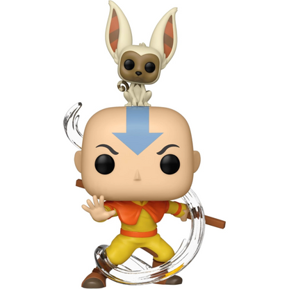 Funko Pop Avatar - Aang con Momo #534
